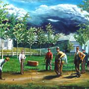 Oxbow, Croquet in the Park   Oil on Linen   30 x 40.jpg